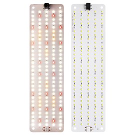 Full Spectrum LED Plant Growth Light Board Supplement Light for Indoor Plants Seedling Growth Lamp Plant Light Panel with 3/6/12H Smart Timer 6 Dimmable Levels, One Drag One