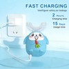 SNOWROSE Kids U-Shaped Electric Toothbrush, IPX7 Waterproof Design with 4