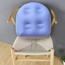Spa and Hot Tub Booster Seat Pad with Suction Cup, Back Support Bath Spa Pad Soft Inflatable Massage Cushion, Comfortable Durable Suction Seat for Hot Tub & Spa