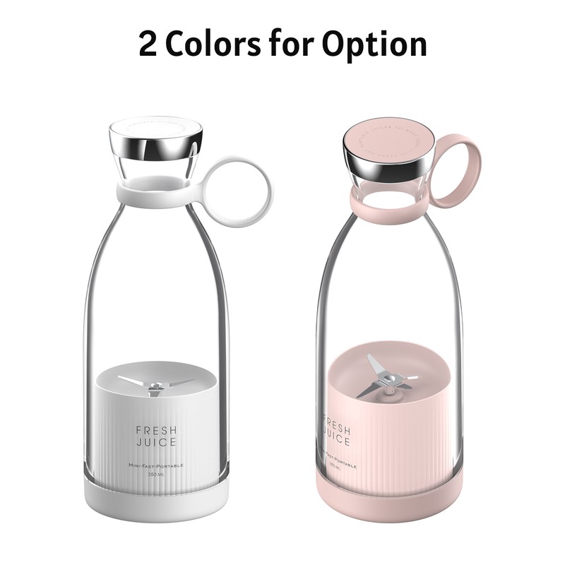 Portable Mini Fast Blender 350ml Juicer Cup with Wireless Charging