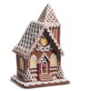 RAZ Imports Lighted Sprinkle Gingerbread House, 12.75-Inch, Multicolor
