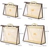 CINPIUK Clear Handbag Storage Bags Purse Organizer for Closet, Zipper