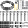 100FT Garden Wire Trellis for Climbing Plants, Kalolary T316 Stainless