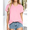Womens T Shirts V Neck Short Sleeve Summer Tops Casual