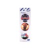 SCHOOL-MOOD Patchy Set of 6 Velcro Patches for School Bags