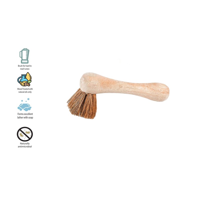 nalAmudhu Cocount Coir Brush | Natural Coir | Natural Brown