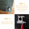 DLronwey Battery Terminal Connectors,Military Spec Positive Negative Heavy Duty Battery