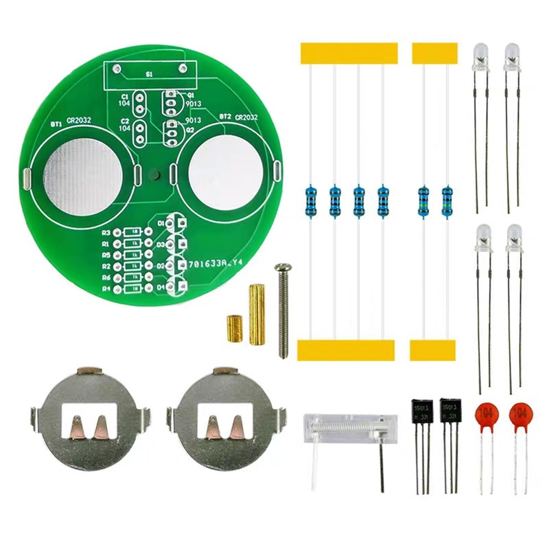 DIDODI Soldering Practice Kit Desktop Mini Gyroscope Hand Gyroscope Electronic