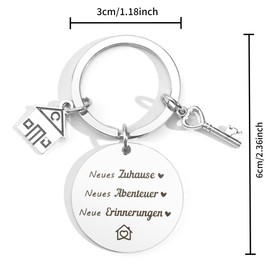 Housewarming Gift, Housewarming Gifts, Home, Housewarming Gift, Home, Housewarming Gift, Topping Out Gift, Gifts for Neighbours, Housewarming Gift, Housewarming Gift, Key Ring House, Keychain-new