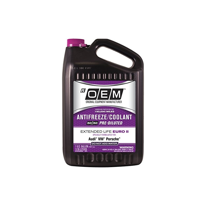 OEM Recochem European Vehicles Premium Antifreeze 50/50 Extended Life Coolant