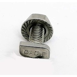 GAO Flora Hammer Head Screws M6x12 Stainless Steel with Flange Nut for Greenhouses (10)