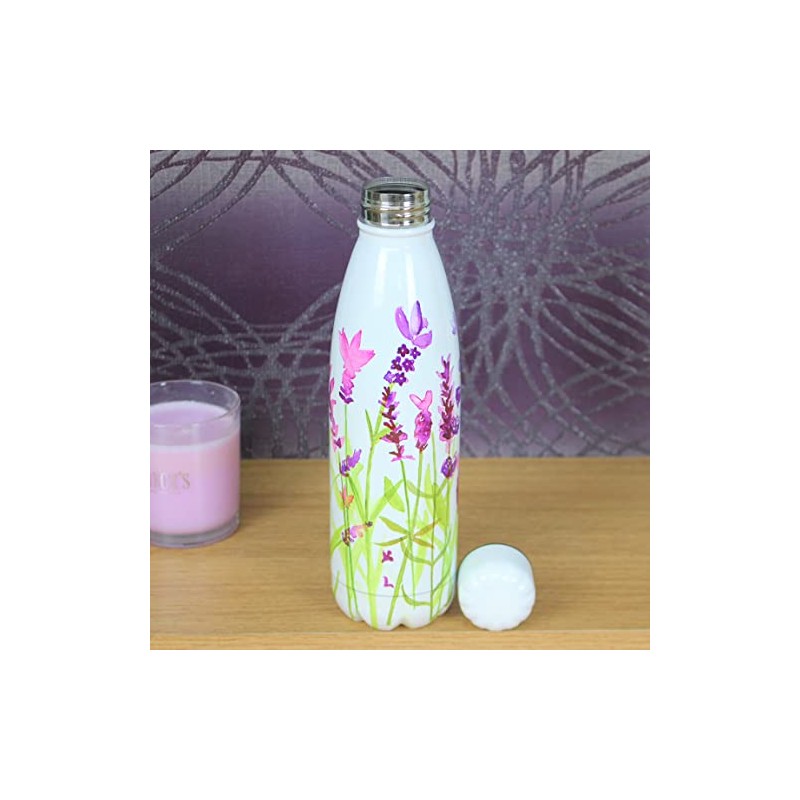 lesser and pavey LP45419 Lavender Drinks Bottle Accessory, Pink