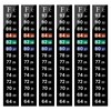 AQUANEAT 6 PCS Aquarium Thermometer Strips, Fish Tank Thermometer Sticker,