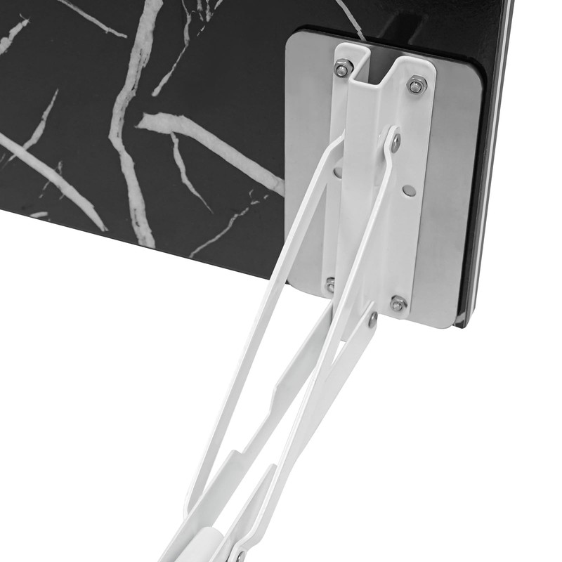 QUSKLISU Folding Wall Mount Desk, Floating Computer Desk Fold Down