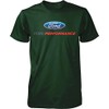 Ford Performance T-Shirt Mustang GT ST Racing (Front Print), Forest,