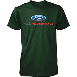 Ford Performance T-Shirt Mustang GT ST Racing (Front Print), Forest, 2XL