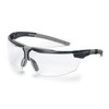 Uvex I-3 Safety Glasses - Supravision Plus - Transparent/Black/Grey