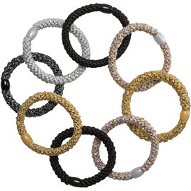 L.Erickson Ponytail Tube, 8 Pack (CITY-LIGHTS)