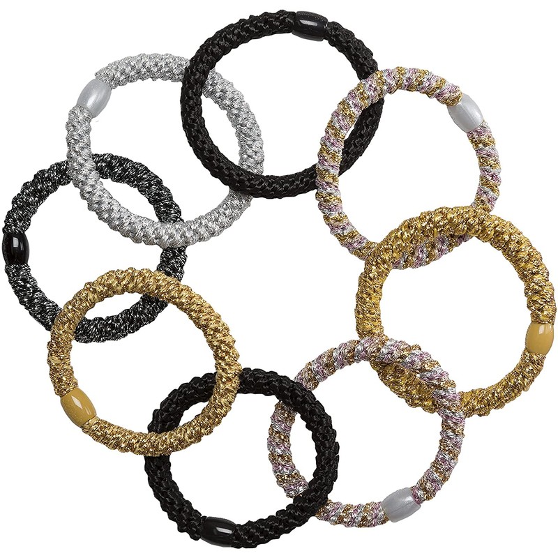 L.Erickson Ponytail Tube, 8 Pack (CITY-LIGHTS)