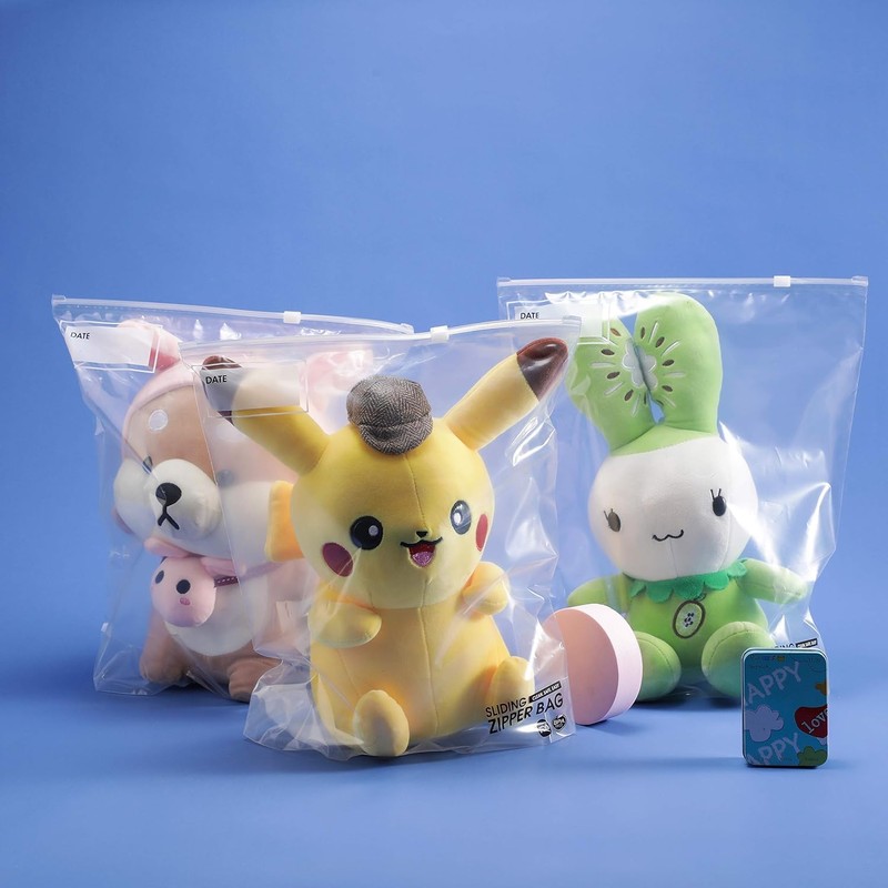 Slider Quart & Gallon Combo Pack, 100 Count, Expandable Bottom,