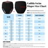 Reusable Swim Diapers for Adults Waterproof Leakproof Incontinence Swimwear Underwear