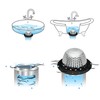 LEKEYE Shower Drain Hair Catcher/Bathtub Drain Cover/Drain Protector for Pop-Up