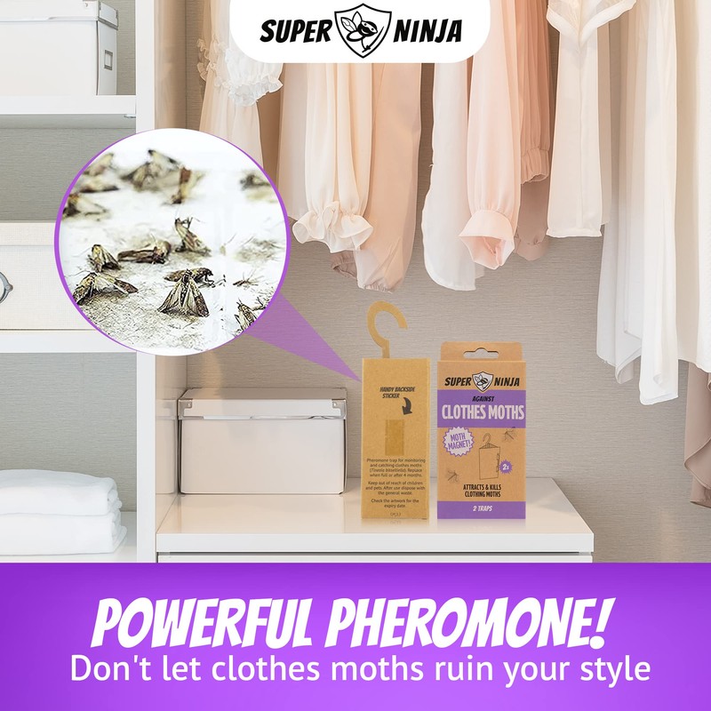 Super Ninja Clothing Moth Traps