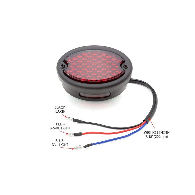 Alchemy Parts Motorcycle LED Stop Taillight for Royal Enfield Continental