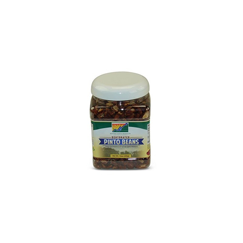 Mother Earth Products Dehydrated Fast Cooking Pinto Beans, quart Jar