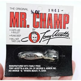 Luhr-Jensen Vtg New Luhr-Jensen Original Tony Accetta 1/8 Oz Mr Champ Fishing Spoon