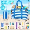 TEUEN Extra Large Beach Bags for Women, Waterproof Sandproof Beach