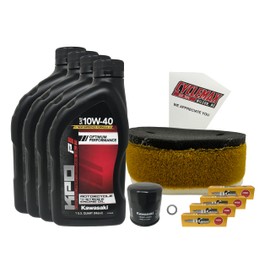 Cyclemax Standard Tune Up Kit with Spark Plugs compatible with Kawasaki 1996-1999 Vulcan 1500