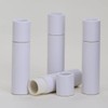 5 mL White Kraft Paperboard Lip Balm/Salve/Cosmetic/Lotion Tubes (25)