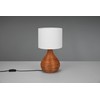 Reality Leuchten Sprout R51291036 Table Lamp Rattan Base Natural Wicker