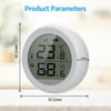 SMARTERCURRY ZigBee Thermometer Hygrometer, LCD Digital Temperature Humidity Meter with