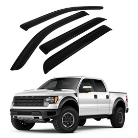 Side Window Deflectors Rain Guards Vent Window Visors for Ford F-150 2009-2014 Front Rear