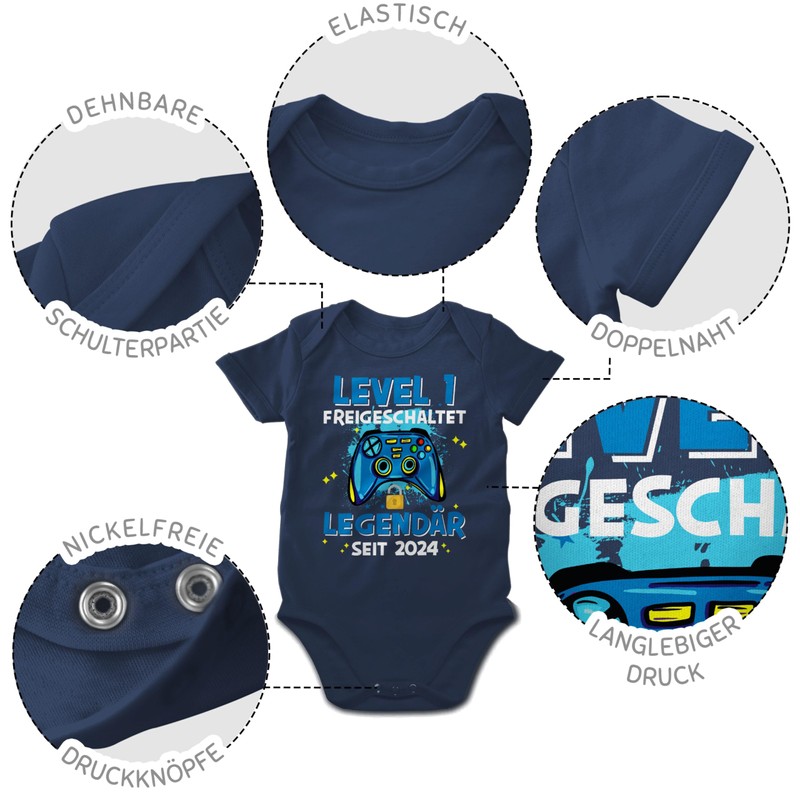 Shirtracer - Baby Bodysuit Boy Girl - 1st Birthday -