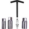 Mr. Gadget's Solutions 4PC T-Bar Spark Plug Spanner Wrench Set
