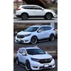 Fits for 2017-2022 Honda CR-V CRV JDM Chrome Trim Smoke