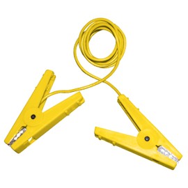 Fencer's Choice Jumper Leads 4' Clips, Yellow