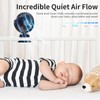 BDXXJ Portable Clip on Fan, 360° Rotate Battery Operated Stroller
