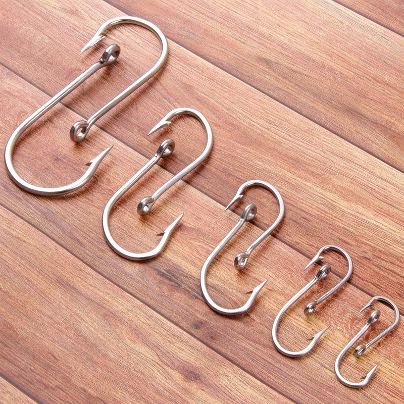 Saltwater Large Giant Fishing Hooks Shark and Alligator Hooks Big
