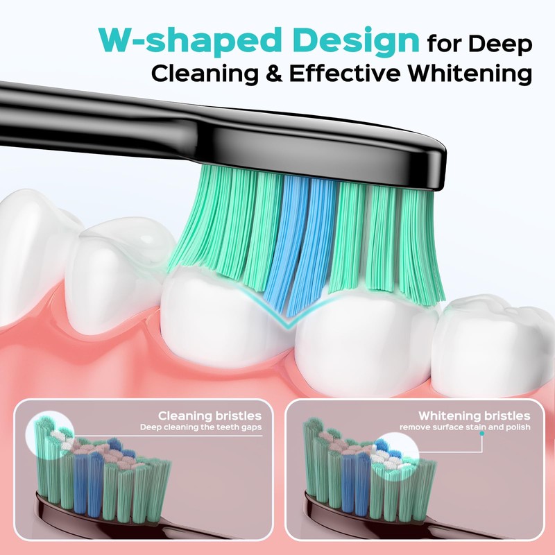 COSLUS Electric Toothbrush Replacement Heads: for DY-108Pro Electric Toothbrush Electric