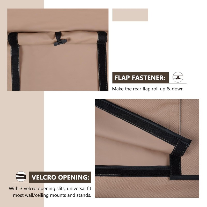 ULTCOVER Waterproof Outdoor TV Cover for 50-54 inch Outside Flat