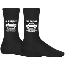 DCG PRINTWEAR Turning 30 Gag Gift – Funny Black Socks for Adults Born in 1995 – 30th Birthday Party Gift for Him Her