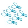 100pcs Binder Clips Cute Cartoon Peach Shape Metal Hollow Tail