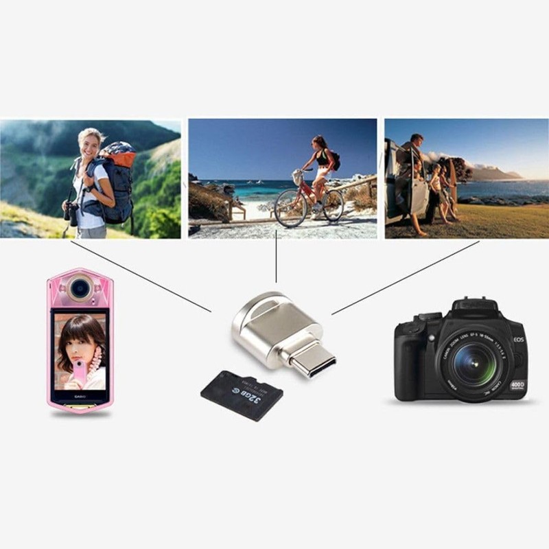 Micro SD Card Reader, USB C to SD/TF Card Reader,