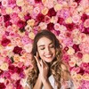 7x5ft Roses Flowers Backdrop Valentine's Day Pink Red Roses Photography