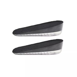 uwoll Universal Gel Height Increase Insoles Invisible Shoe Lifts Inserts Elastic Shock - Heel Height 1.0"