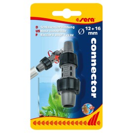 sera 12 to 16 mm Hose Connector for Aquarium - For Easy Connection of Two Hoses